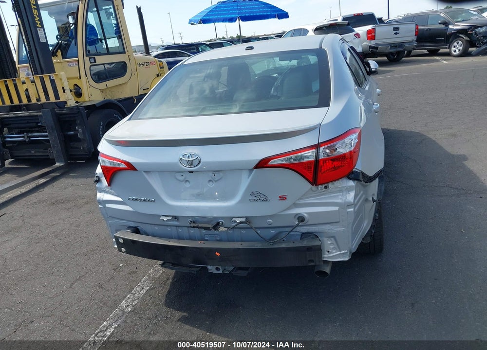 2016 TOYOTA COROLLA S PLUS VIN: 2T1BURHE9GC551805