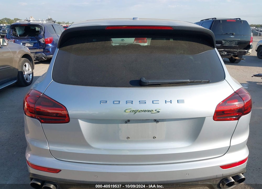 2016 PORSCHE CAYENNE E-HYBRID S VIN: WP1AE2A26GLA62401