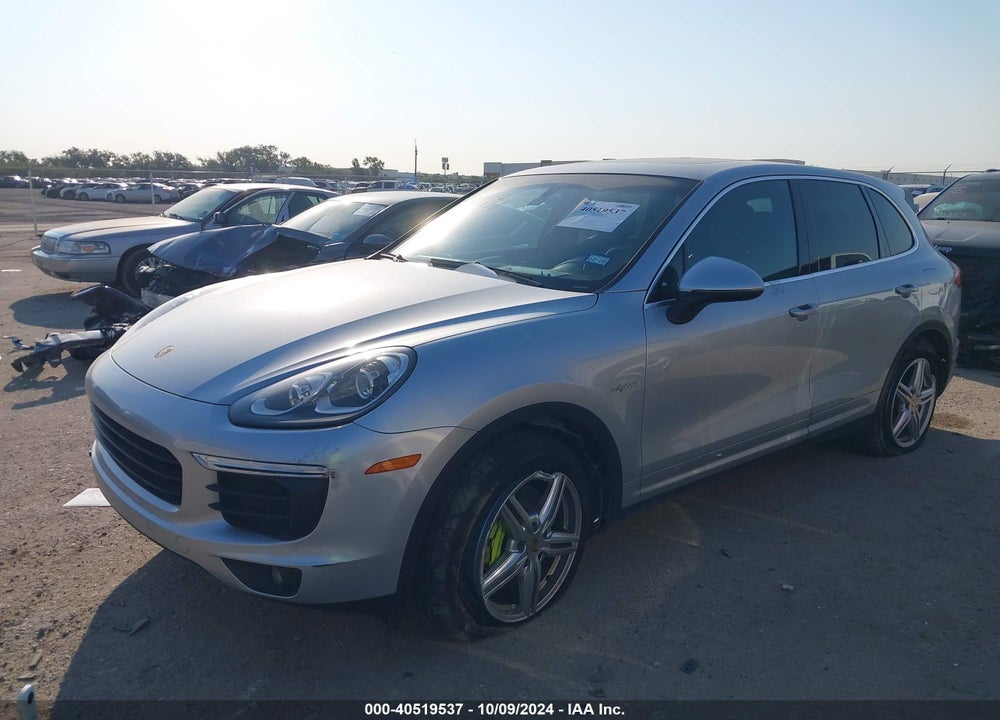 2016 PORSCHE CAYENNE E-HYBRID S VIN: WP1AE2A26GLA62401
