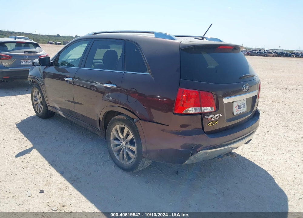 2013 KIA SORENTO SX VIN: 5XYKW4A2XDG393164