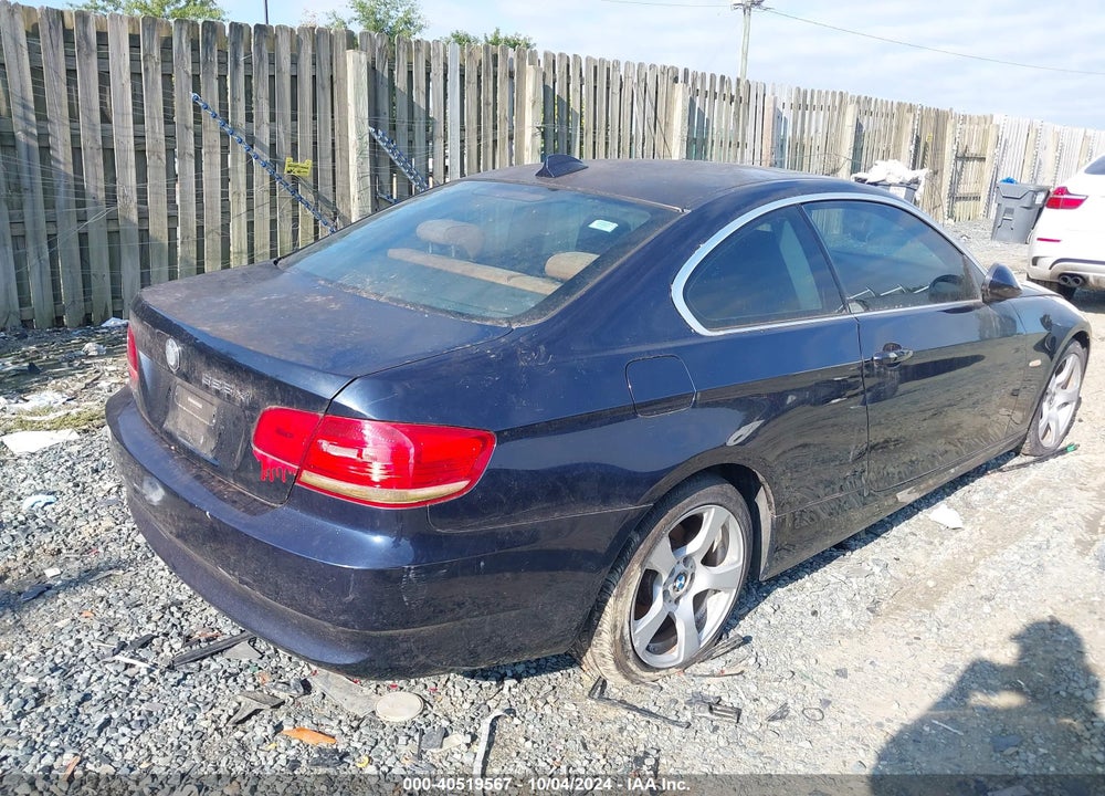 2007 BMW 328XI VIN: WBAWV53577PW24960