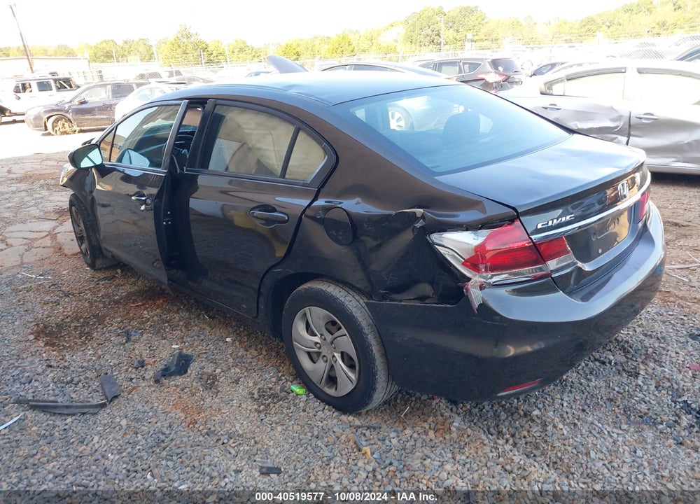 2014 HONDA CIVIC LX VIN: 2HGFB2F55EH521335