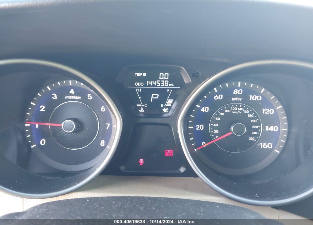 2013 HYUNDAI ELANTRA LIMITED VIN: 5NPDH4AE6DH271472