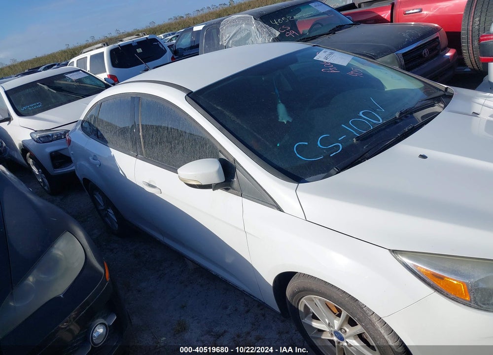 2016 FORD FOCUS SE VIN: 1FADP3F27GL374899