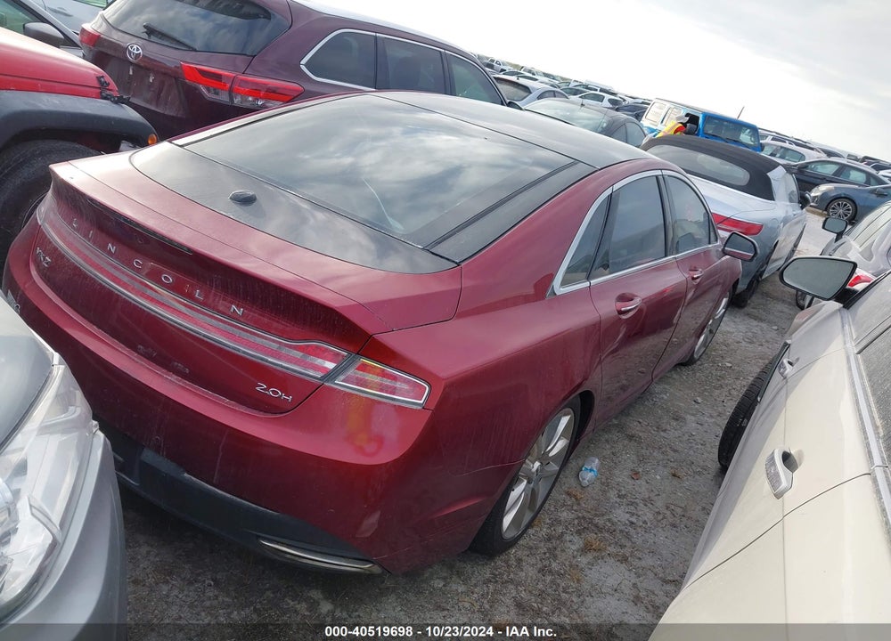2015 LINCOLN MKZ HYBRID VIN: 3LN6L2LU6FR614194