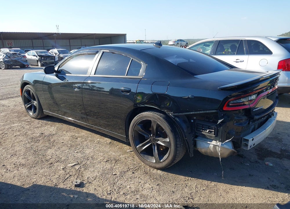 2017 DODGE CHARGER SXT RWD VIN: 2C3CDXHG4HH557176