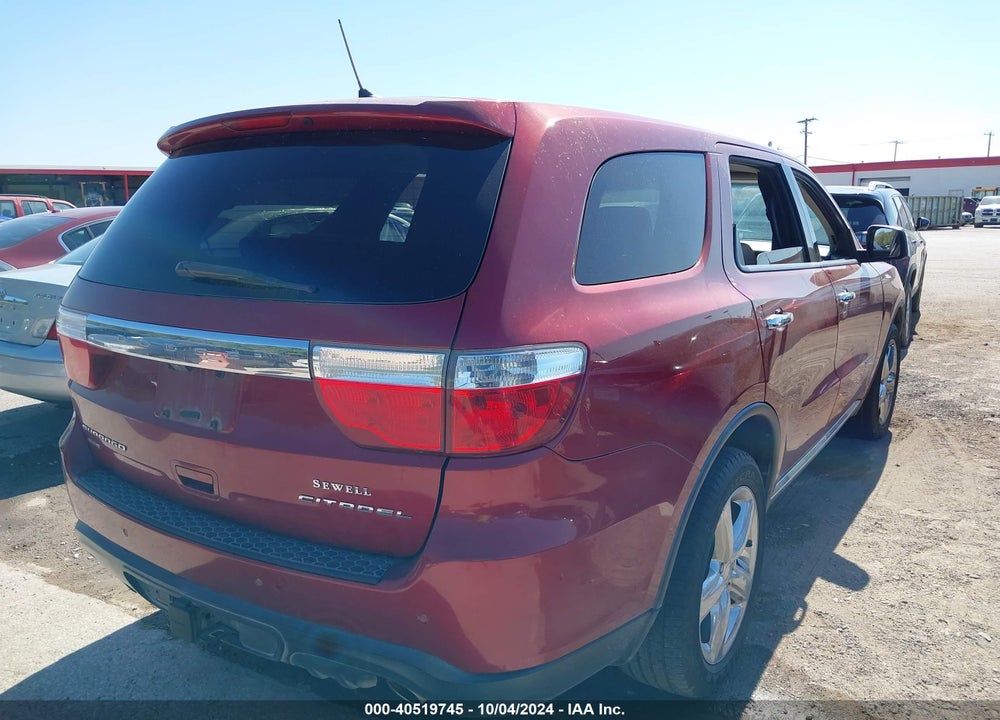 2013 DODGE DURANGO CITADEL VIN: 1C4SDJET4DC597406