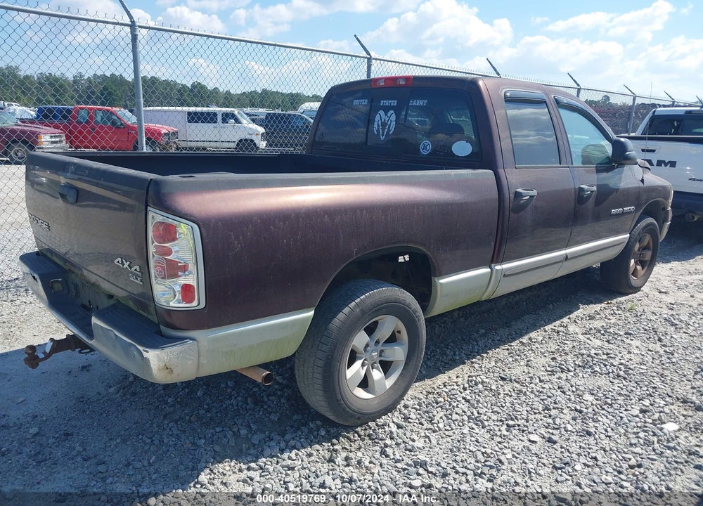 2004 DODGE RAM 1500 SLT/LARAMIE VIN: 1D7HU18D74J205826