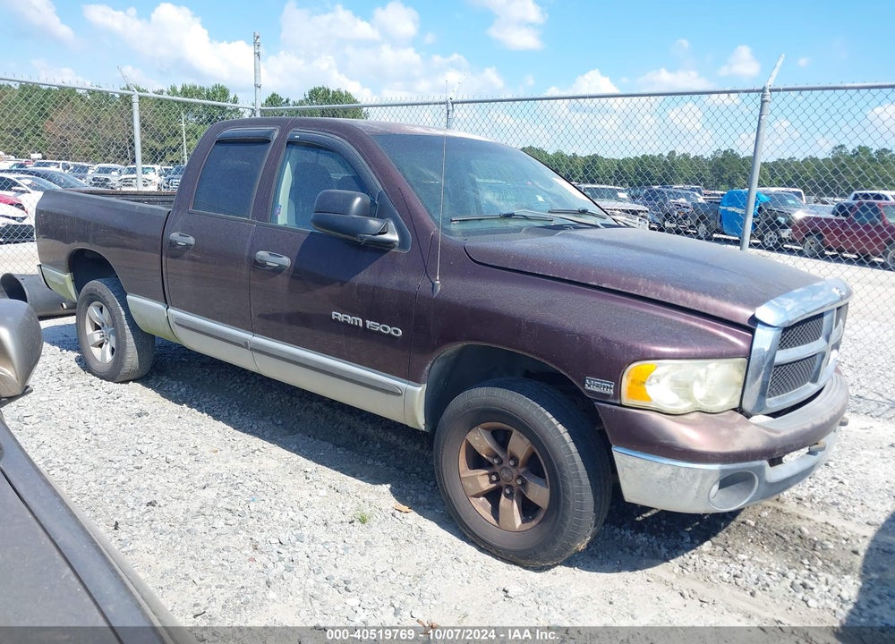 2004 DODGE RAM 1500 SLT/LARAMIE VIN: 1D7HU18D74J205826