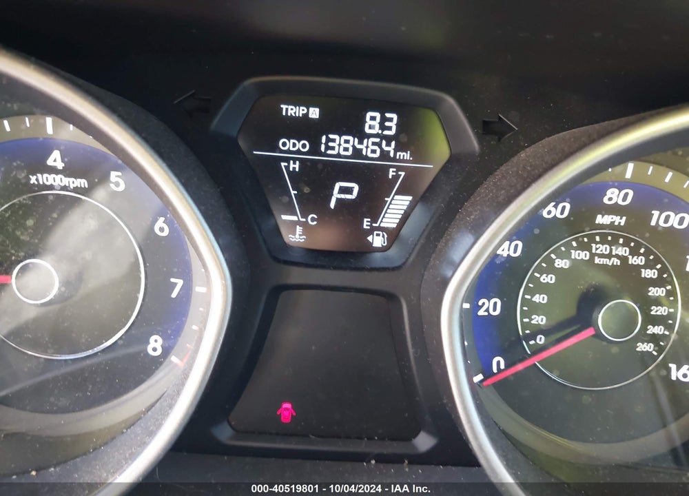 2013 HYUNDAI ELANTRA GLS VIN: 5NPDH4AE0DH432933