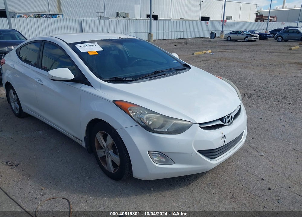 2013 HYUNDAI ELANTRA GLS VIN: 5NPDH4AE0DH432933
