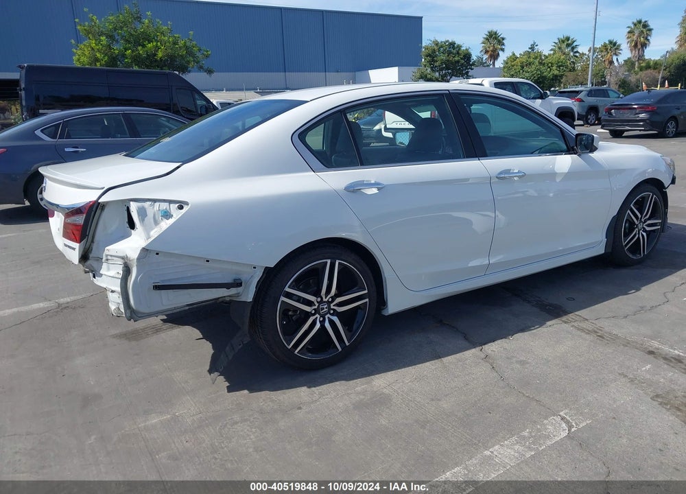 2016 HONDA ACCORD SPORT VIN: 1HGCR2F57GA244090