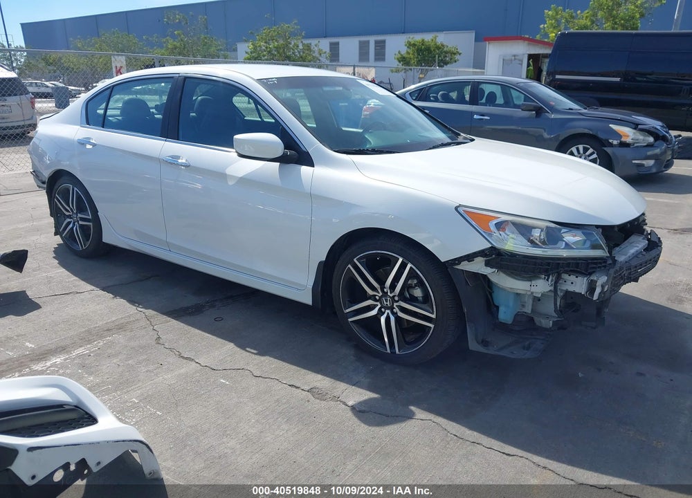 2016 HONDA ACCORD SPORT VIN: 1HGCR2F57GA244090