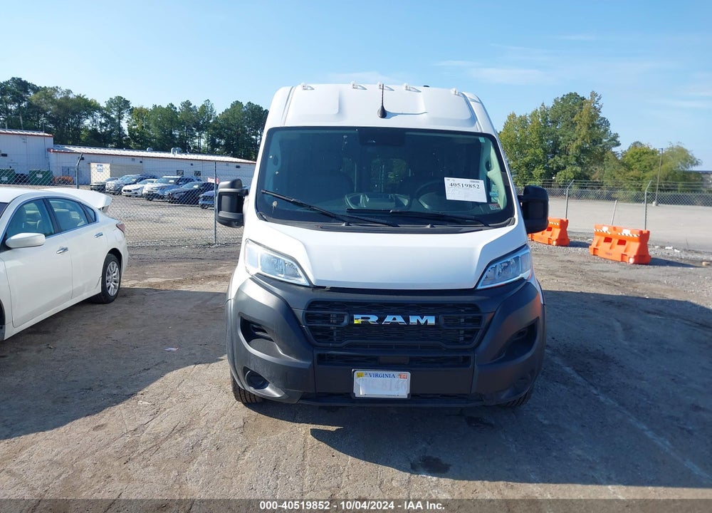 2023 RAM PROMASTER 2500 HIGH ROOF 159 WB VIN: 3C6LRVDG0PE605863
