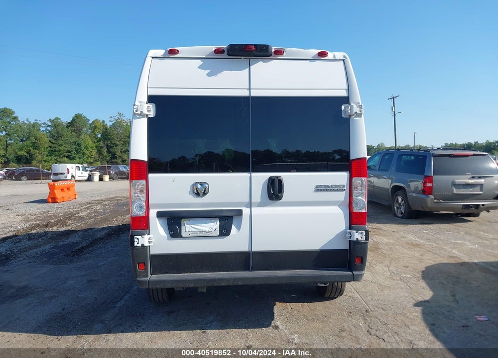 2023 RAM PROMASTER 2500 HIGH ROOF 159 WB VIN: 3C6LRVDG0PE605863