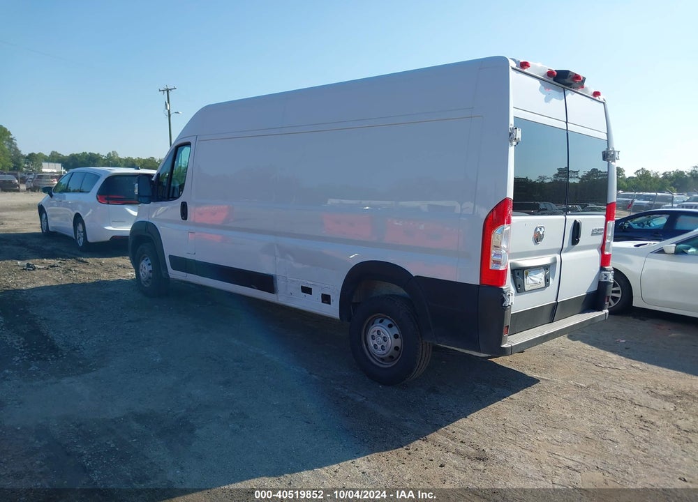 2023 RAM PROMASTER 2500 HIGH ROOF 159 WB VIN: 3C6LRVDG0PE605863