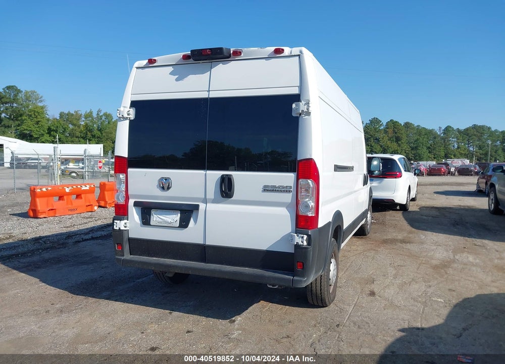 2023 RAM PROMASTER 2500 HIGH ROOF 159 WB VIN: 3C6LRVDG0PE605863