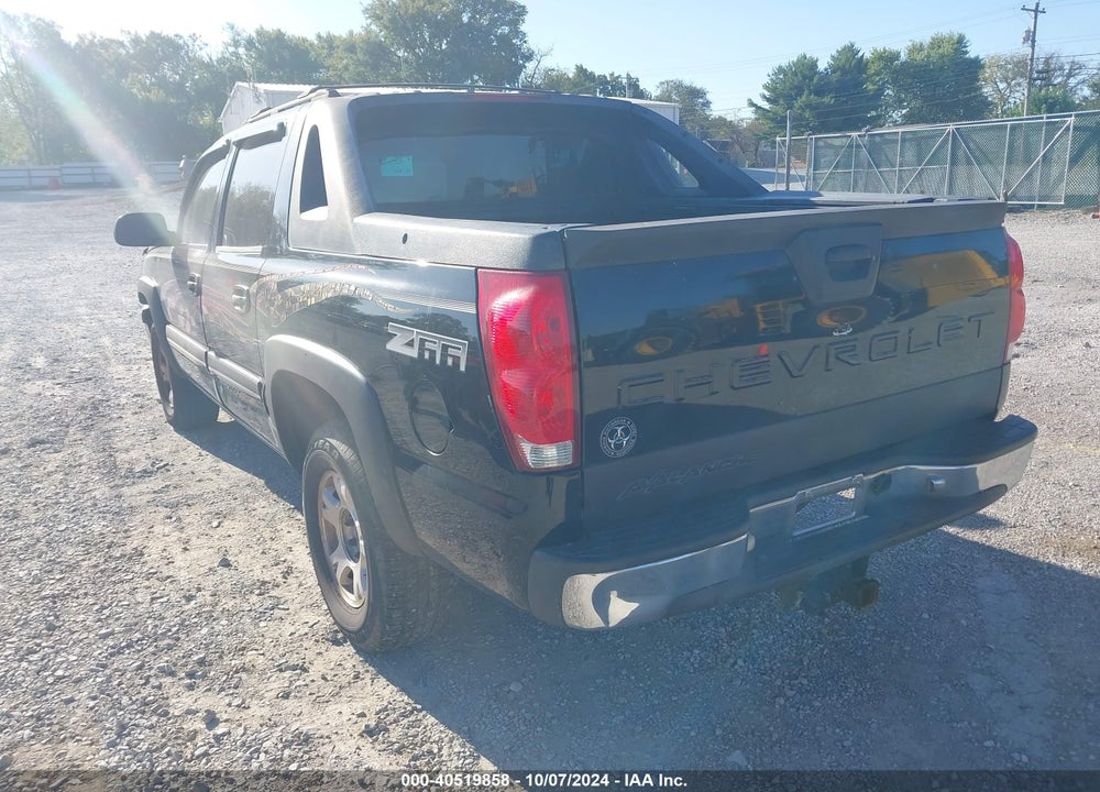 2004 CHEVROLET AVALANCHE 1500 VIN: 3GNEC12T94G340265