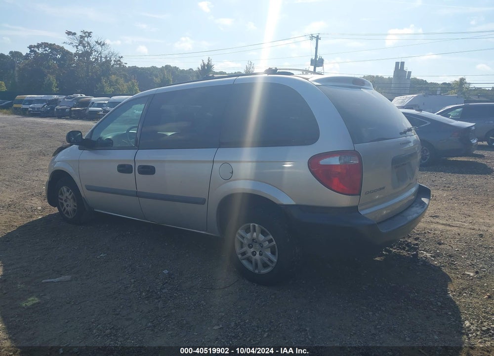 2007 DODGE CARAVAN SE VIN: 1D4GP25R37B238827