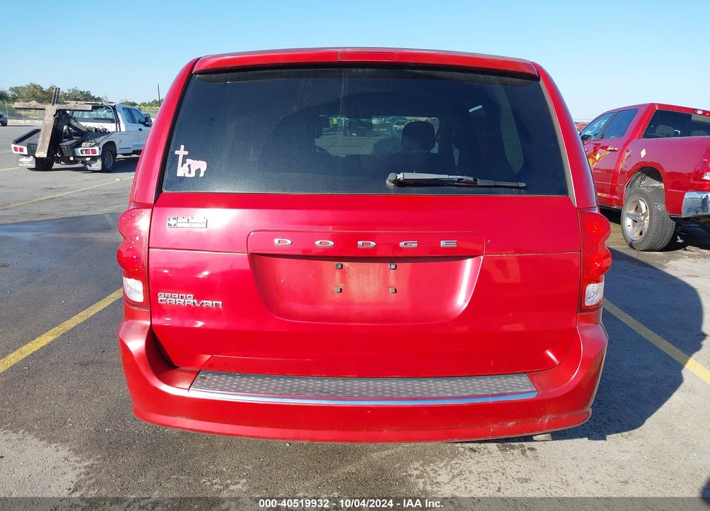 2013 DODGE GRAND CARAVAN SE VIN: 2C4RDGBG4DR544933
