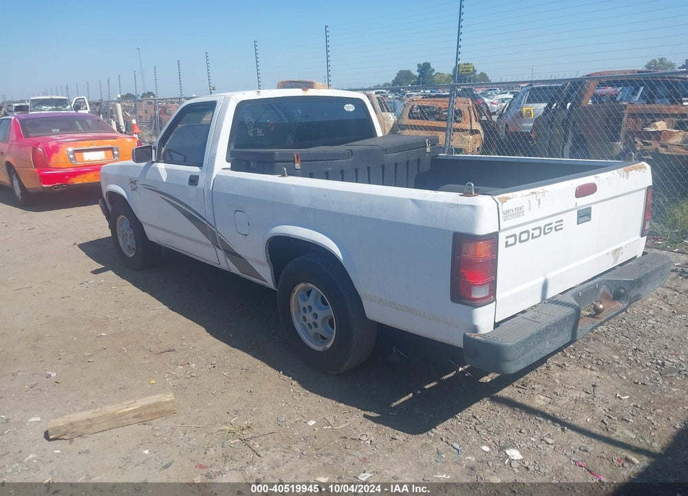 1995 DODGE DAKOTA VIN: 1B7FL26G9SW912496
