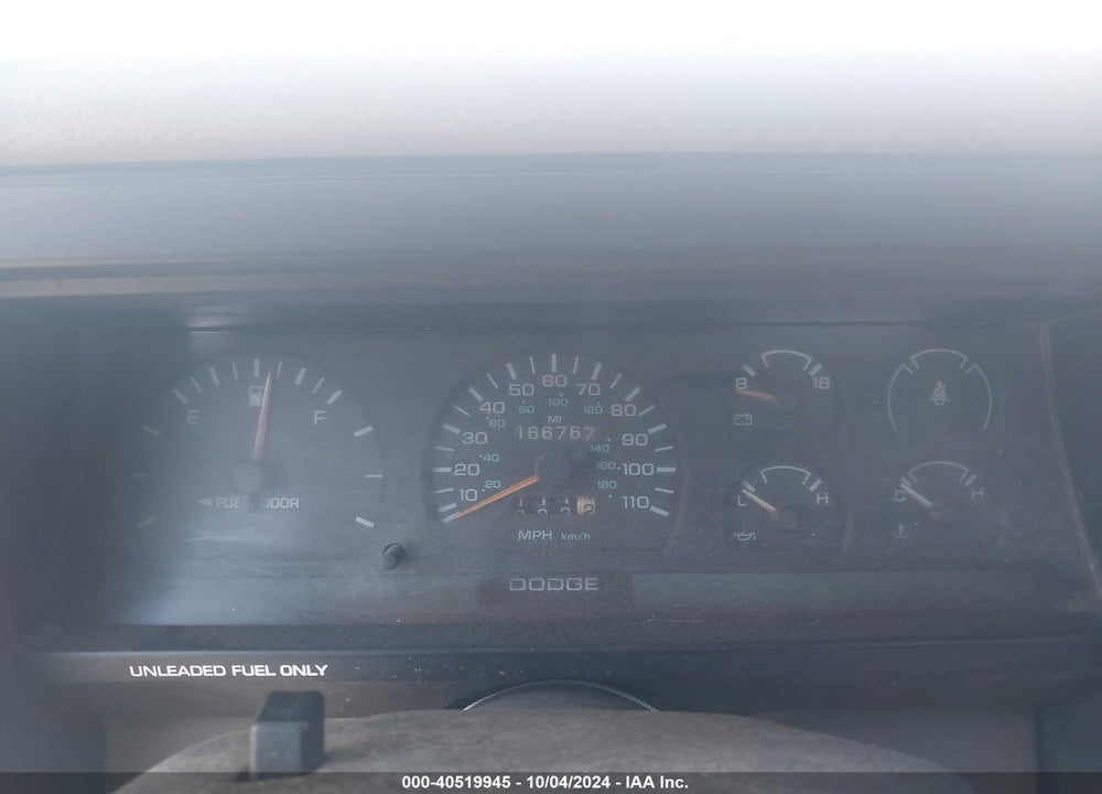 1995 DODGE DAKOTA VIN: 1B7FL26G9SW912496