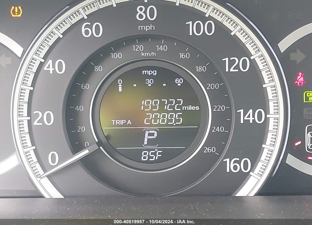 2013 HONDA ACCORD EX-L VIN: 1HGCR2F80DA240792