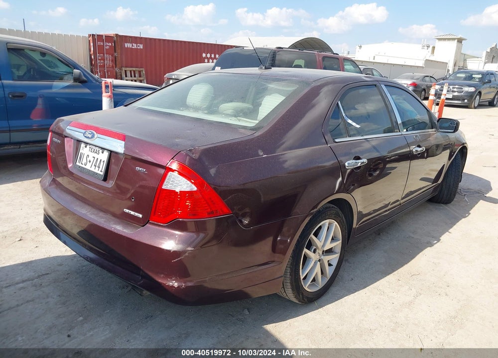 2011 FORD FUSION SEL VIN: 3FAHP0JG5BR122792