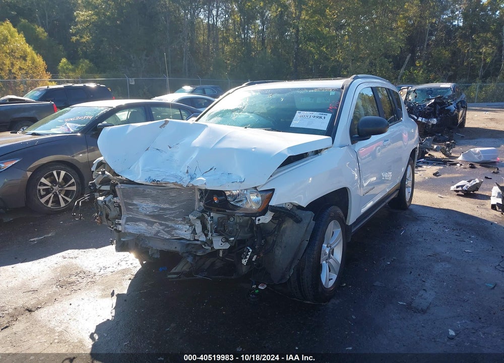2015 JEEP COMPASS SPORT VIN: 1C4NJCBB1FD246673