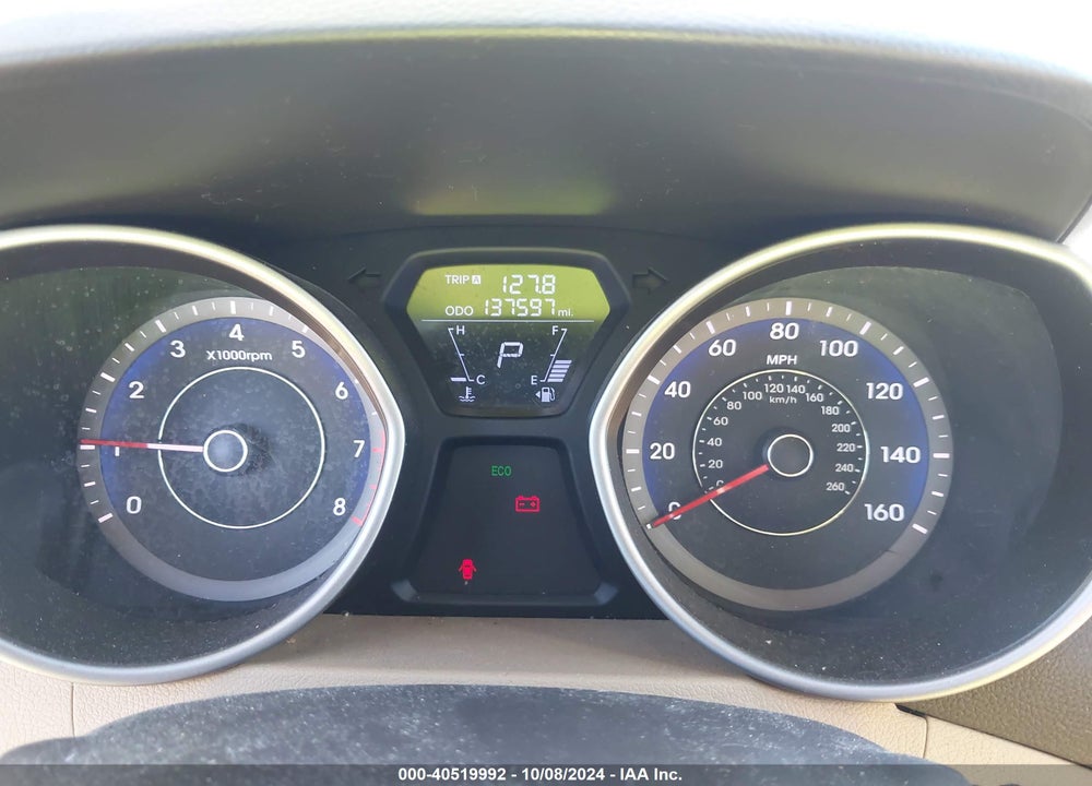 2012 HYUNDAI ELANTRA VIN: KMHDH4AE1CU203452