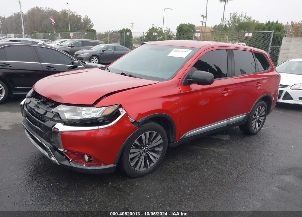 2019 MITSUBISHI OUTLANDER ES VIN: JA4AD2A37KZ010210
