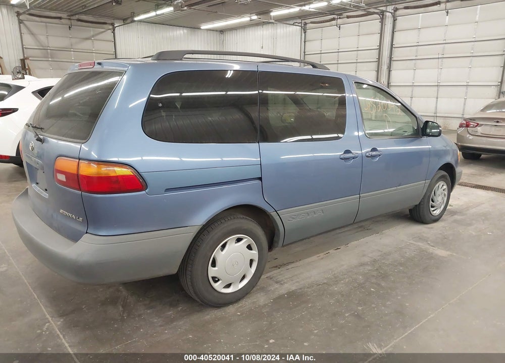 2000 TOYOTA SIENNA LE VIN: 4T3ZF13CXYU309547
