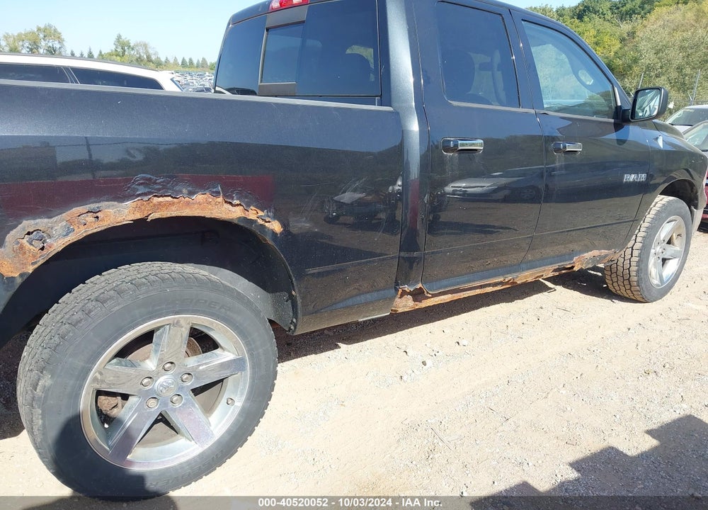 2009 DODGE RAM 1500 SLT/SPORT/TRX VIN: 1D3HV18P09S797080