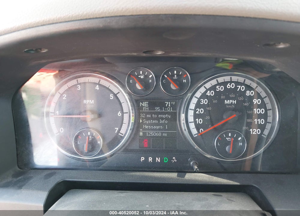 2009 DODGE RAM 1500 SLT/SPORT/TRX VIN: 1D3HV18P09S797080