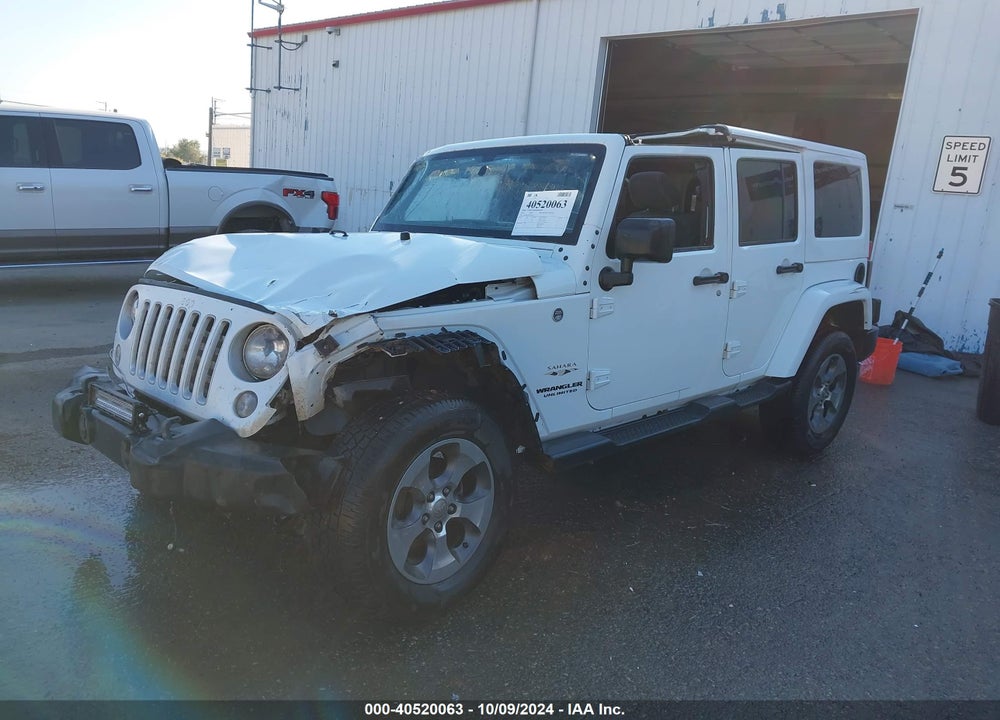 2016 JEEP WRANGLER UNLIMITED VIN: 1C4BJWEG3GL156119