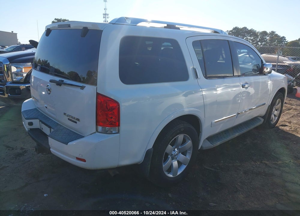 2010 NISSAN ARMADA PLATINUM VIN: 5N1BA0ND2AN602917