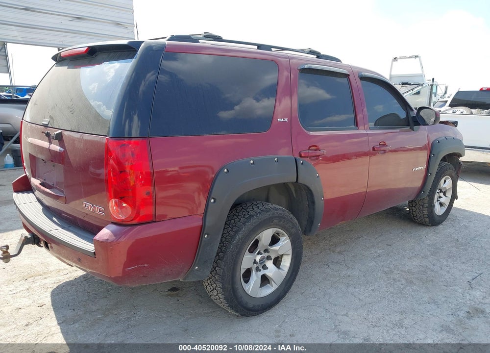 2009 GMC YUKON SLT2 VIN: 1GKFK33049R244278