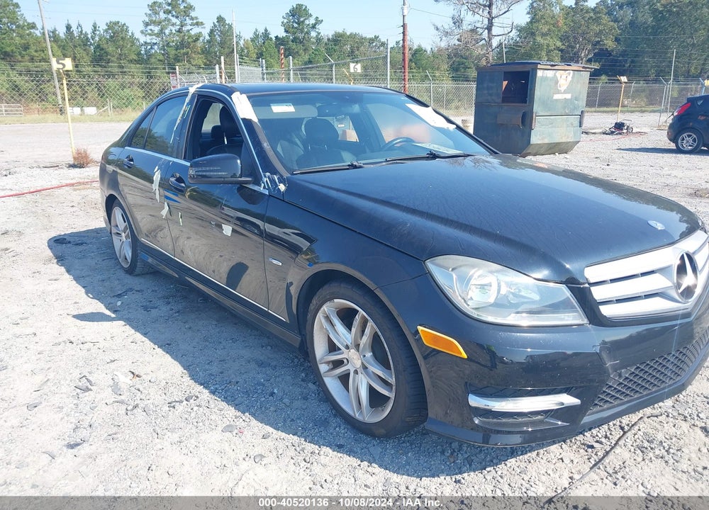 2012 MERCEDES-BENZ C 250 LUXURY/SPORT VIN: WDDGF4HB8CR209759
