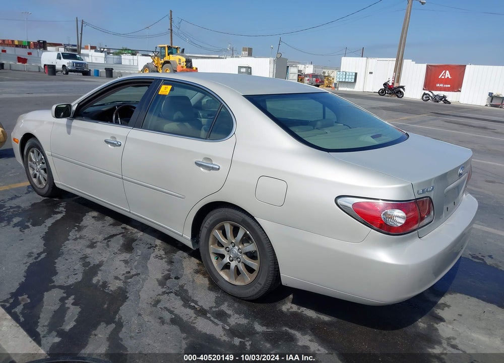 2003 LEXUS ES 300 VIN: JTHBF30G230140074