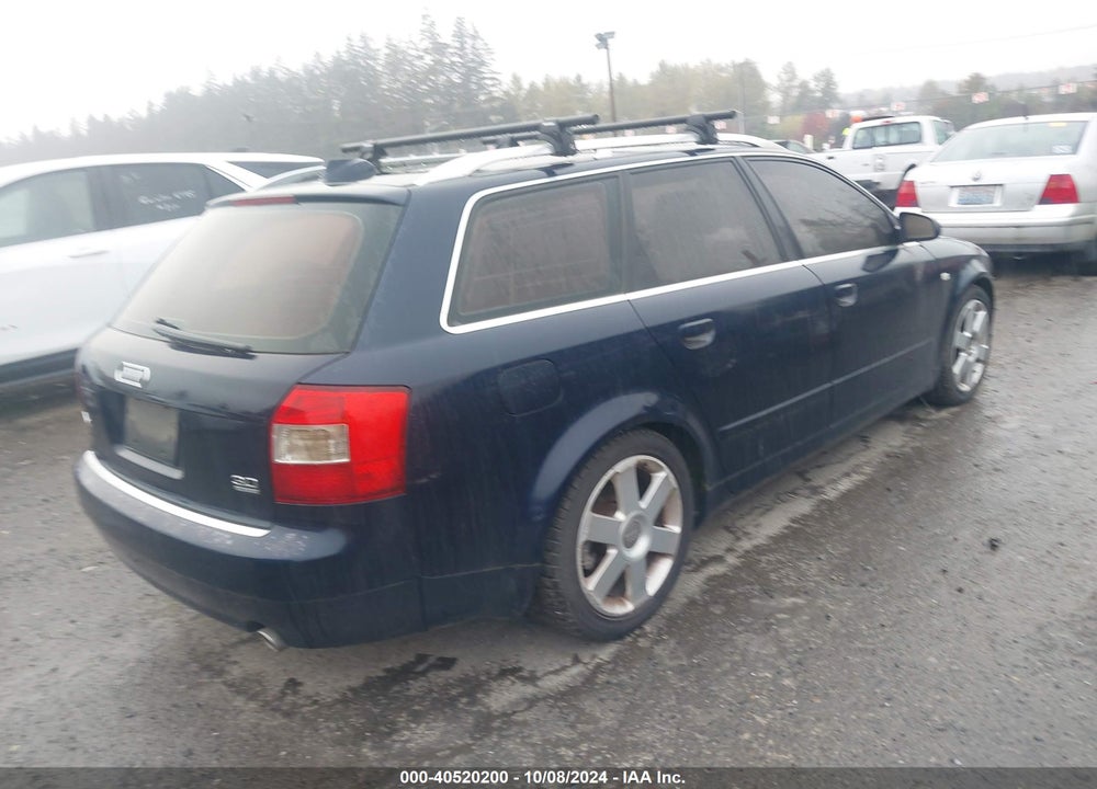 2004 AUDI A4 3.0 AVANT VIN: WAUVT68E94A138200