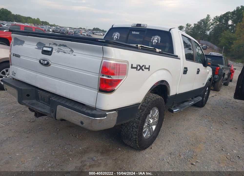 2012 FORD F-150 XLT VIN: 1FTFW1ET5CKD42215