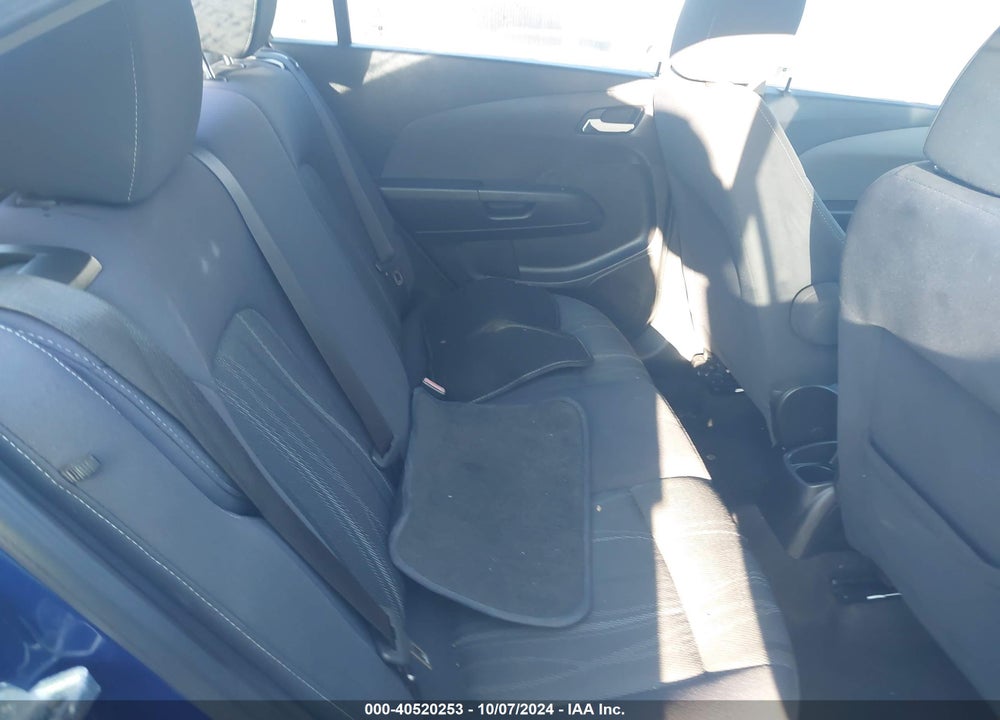 2012 CHEVROLET SONIC 2LT VIN: 1G1JC5SH7C4203193
