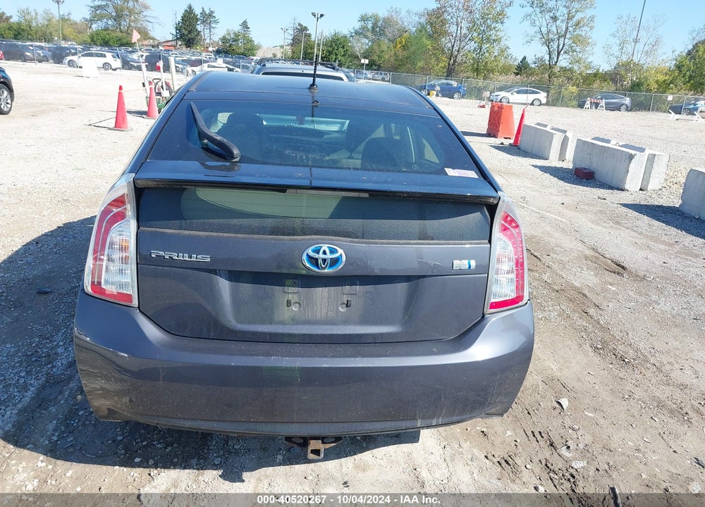 2013 TOYOTA PRIUS TWO VIN: JTDKN3DU9D1706537