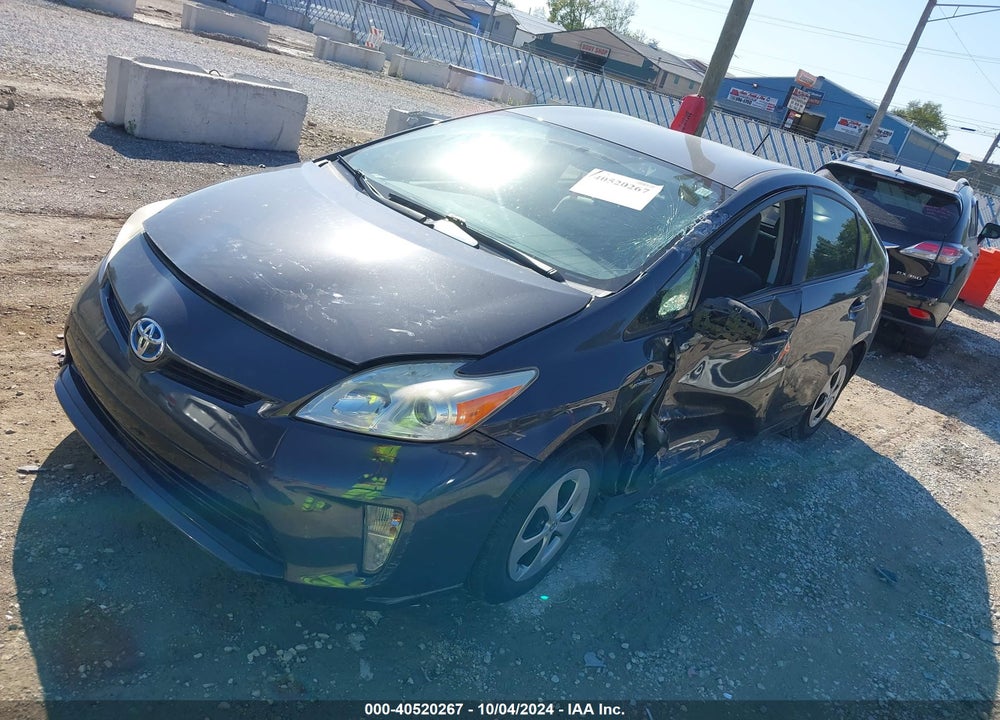 2013 TOYOTA PRIUS TWO VIN: JTDKN3DU9D1706537