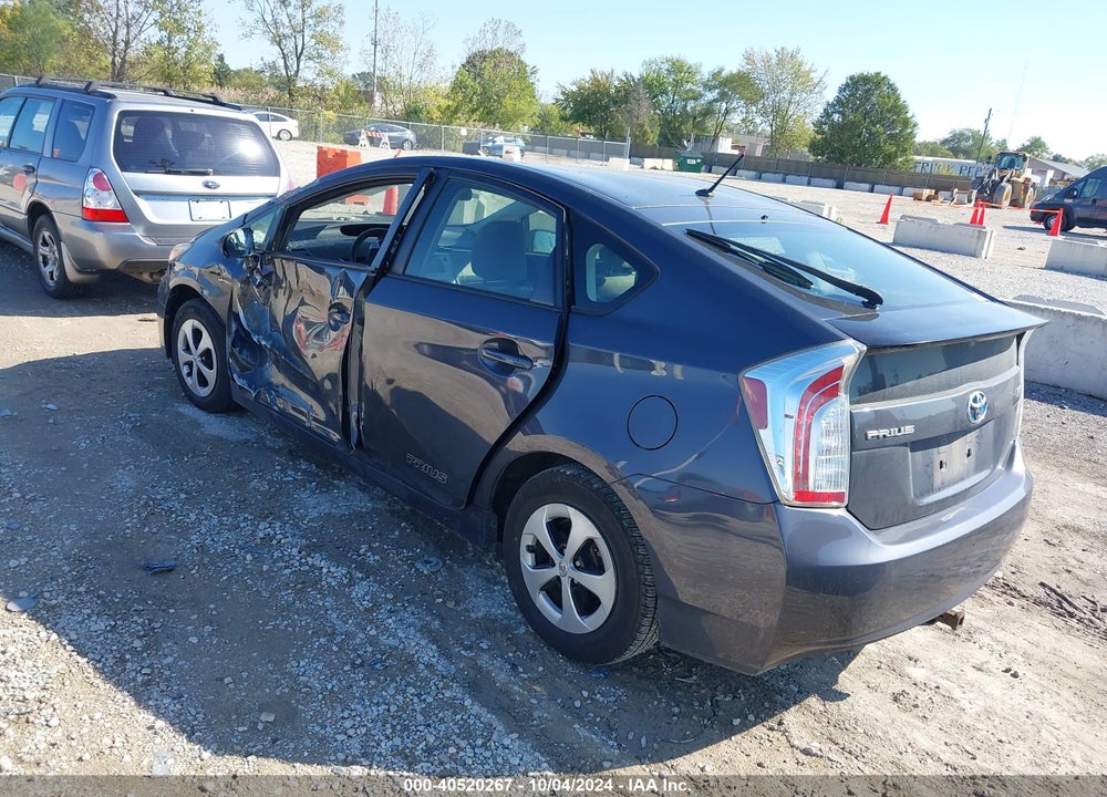 2013 TOYOTA PRIUS TWO VIN: JTDKN3DU9D1706537