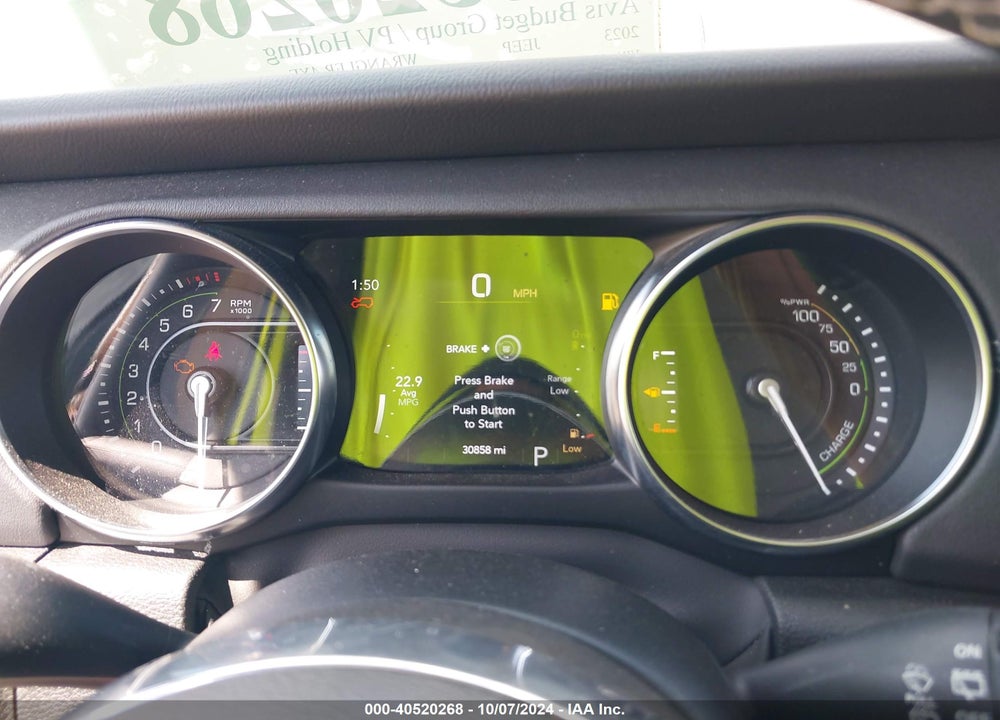 2023 JEEP WRANGLER 4XE VIN: 1C4JJXP65PW630544