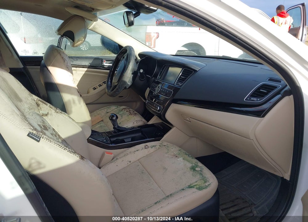 2015 KIA CADENZA PREMIUM VIN: KNALN4D77F5190949