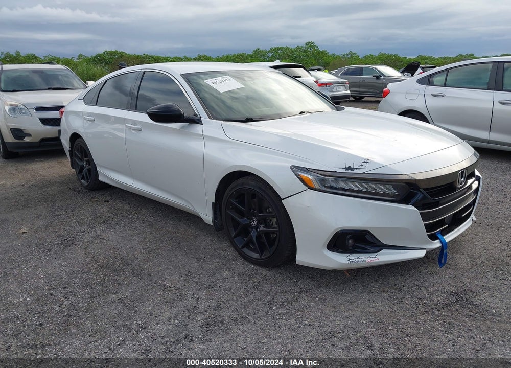 2021 HONDA ACCORD SPORT VIN: 1HGCV1F30MA082755