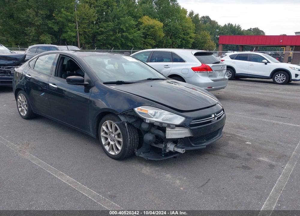 2013 DODGE DART LIMITED VIN: 1C3CDFCA2DD296876