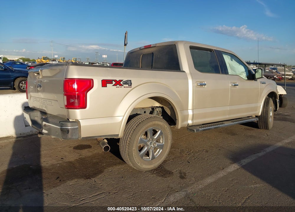 2018 FORD F-150 LARIAT VIN: 1FTEW1E56JKD10156